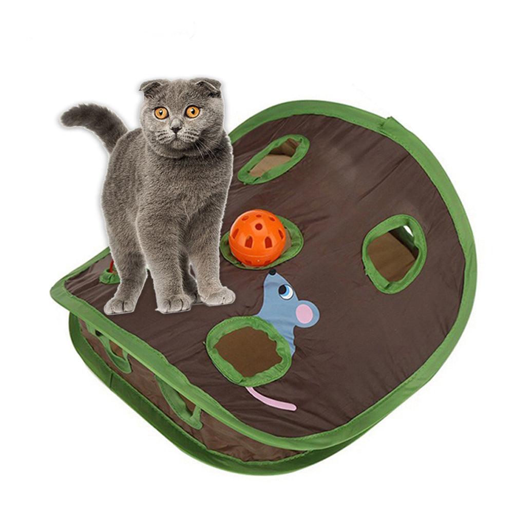The Feline Fun Zone: Interactive Mouse Chase And Bell Adventure
