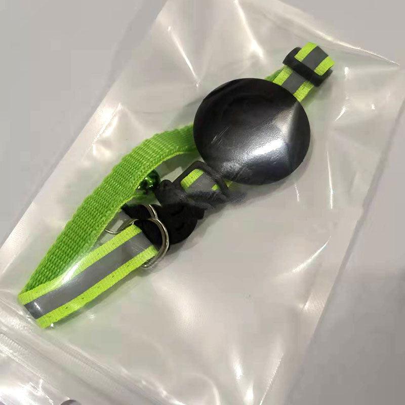 Reflective Adjustable Anti-Lost Pet Collar With Airtag Compatibility