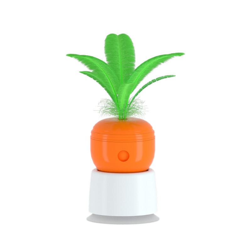 Interactive Carrot Food Leaking Cat Toy - Engage, Entertain, And Relieve Boredom