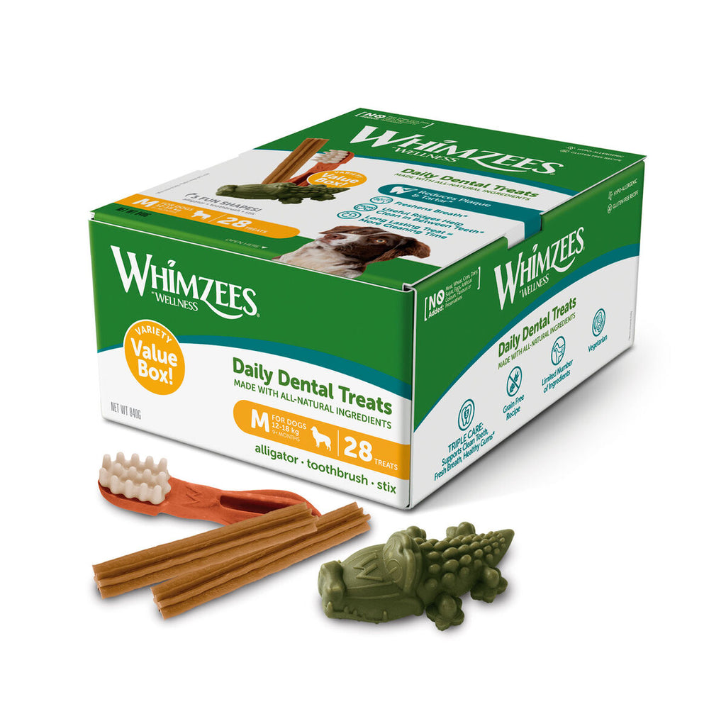 Wet food Whimzees Daily Dental Treats 28 Units
