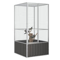 NNEVL Bird Cage Anthracite 111x107x211.5 cm Galvanised Steel
