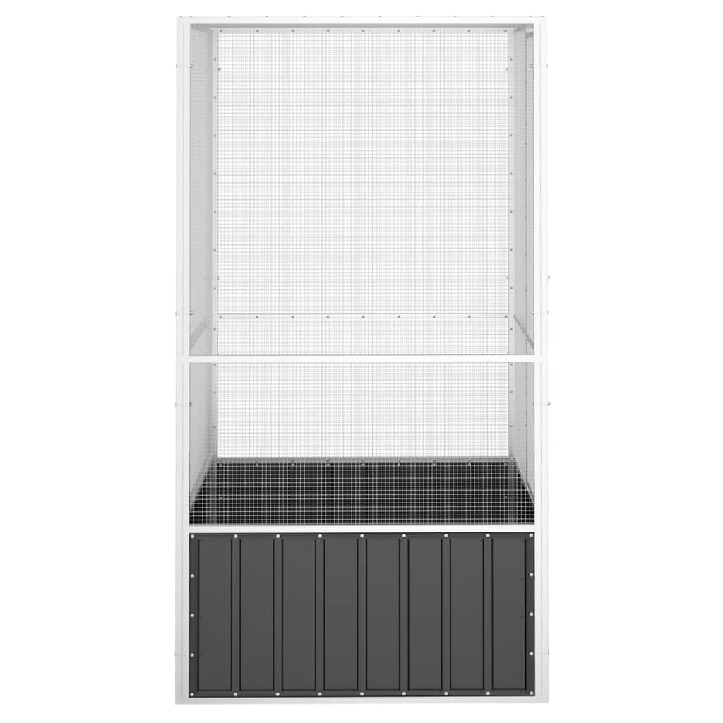 NNEVL Bird Cage Anthracite 111x107x211.5 cm Galvanised Steel