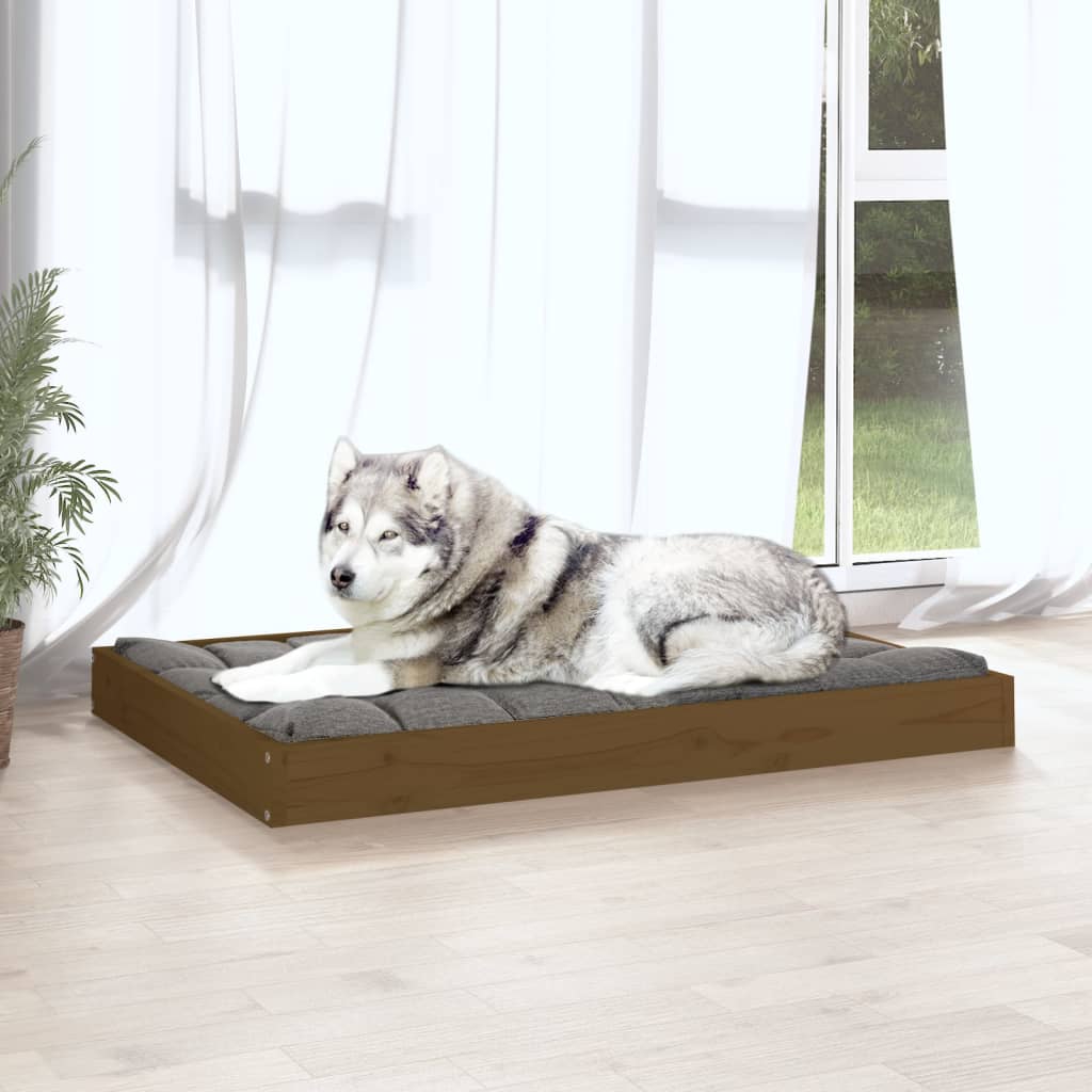 vidaXL Dog Bed Dog Sofa Bed Couch Pet Bed with Wooden Frame Solid Wood Pine