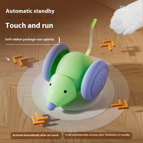 Pet Toys Interactive Cat Toy Electric Mouse Car - Automatic Teaser
