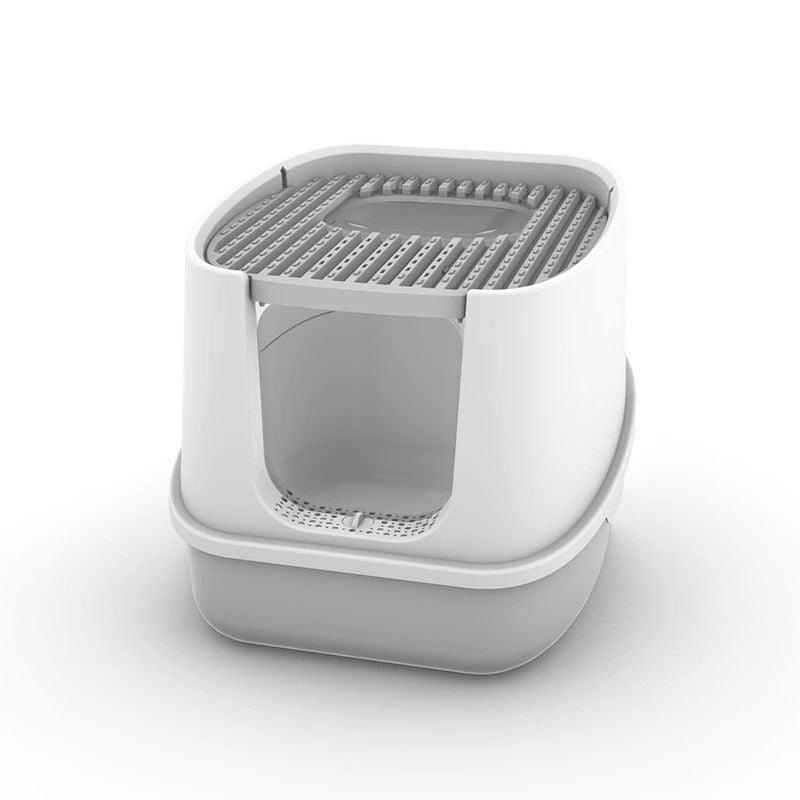 Fashionable Enclosed Cat Litter Box With Anti-Splash Design