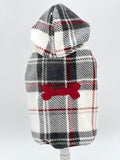 Dog Hoodie in Lodge Plaid