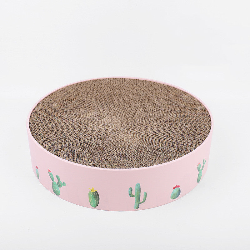Durable Round Cat Scratch Board Bed and Toy and furniture