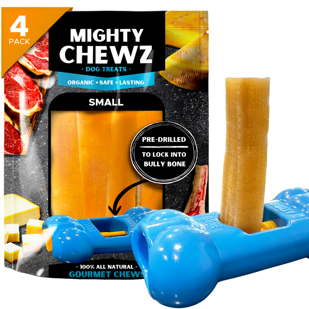 4 Pack Small Yak Cheese - Bully Bone Pro Included