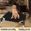 NNEDSZ L Breathable and Cooling Elevated Pet Bed - Perfect for Dogs, Provides Comfort and Airflow