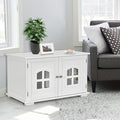 White Large Cabinet Ventilated Private Divider "Cat Furniture"