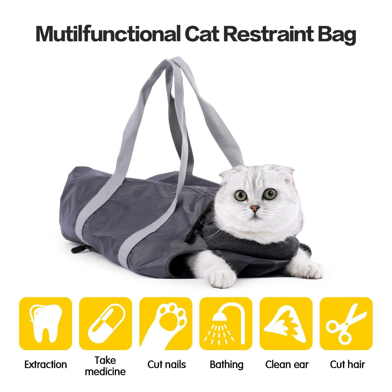 Anti-Scratch And Bite Cat Travel Bag With Double Lining - Stylish And Secure Pet Carrier