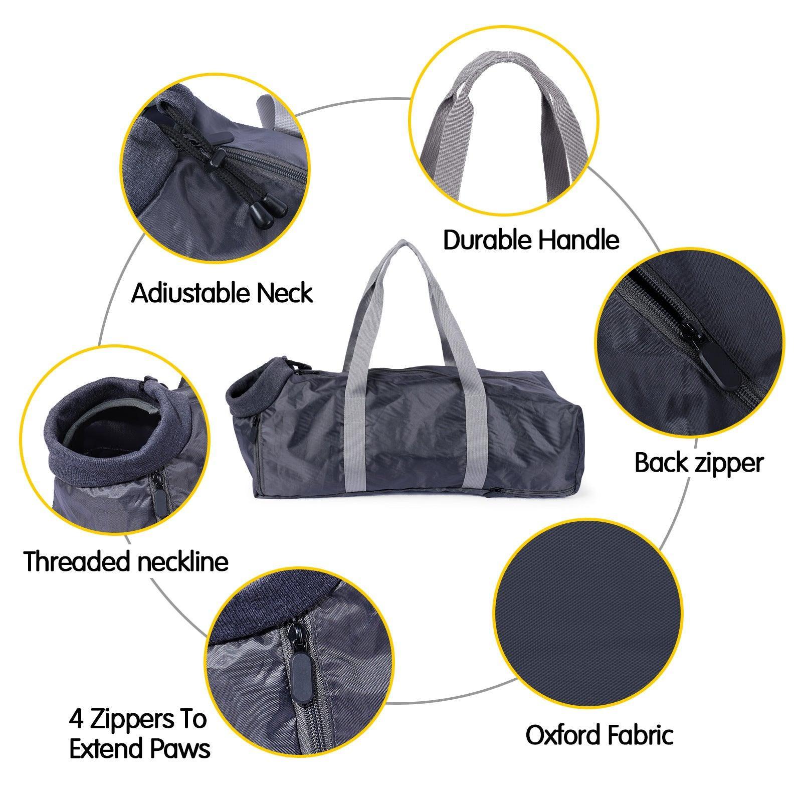 Anti-Scratch And Bite Cat Travel Bag With Double Lining - Stylish And Secure Pet Carrier