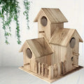 Lovely Bird's Nest - Villa Style Wooden Birdhouse