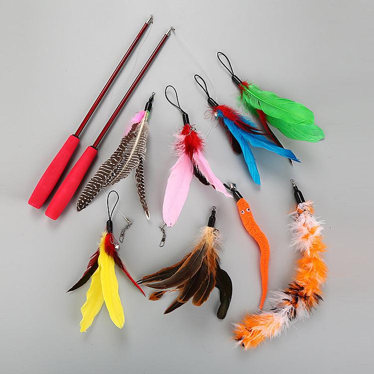 Feather Frenzy Cat Wand Set