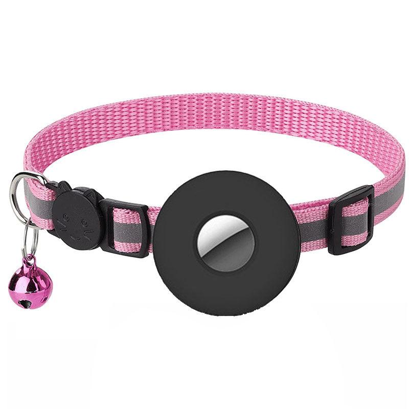 Reflective Adjustable Anti-Lost Pet Collar With Airtag Compatibility