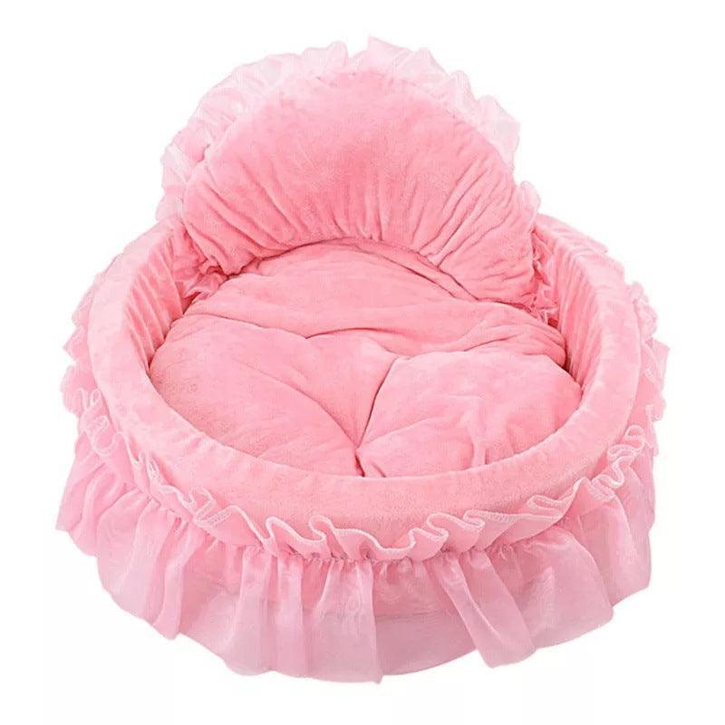 Cozy Haven Lace Pet Bed
