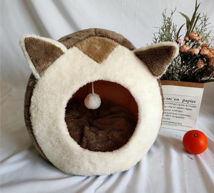 Cozycat Winter Hideaway: Warm And Stylish Cat Bed