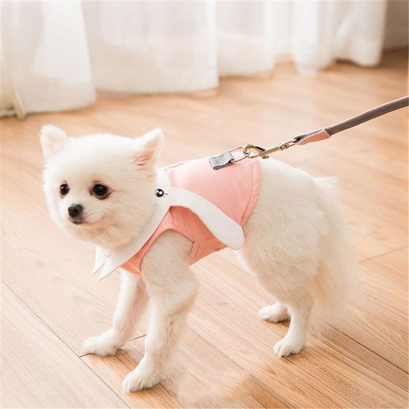 Cuddly Bunny Pet Harness And Leash Set
