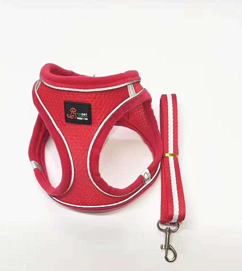 Reflective Stroke Prevention Pet Harness With Leash